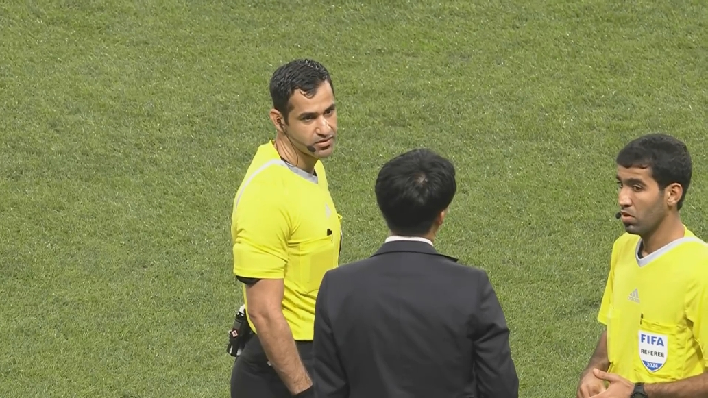  賈西姆執(zhí)法亞冠海港客戰(zhàn)神戶勝利船，此前主哨國足0-7日本