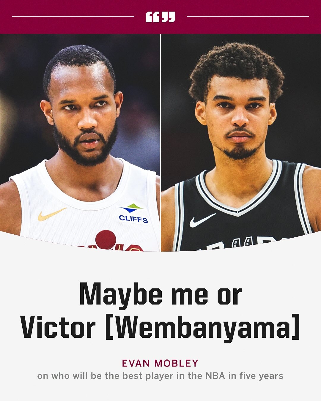  未來5年NBA最好的球員會是誰？莫布里：可能是我或者文班亞馬