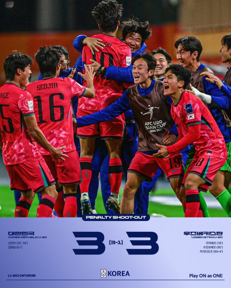  韓國U20門將：對撲點很有信心，訓練中一度10次射門撲出8次