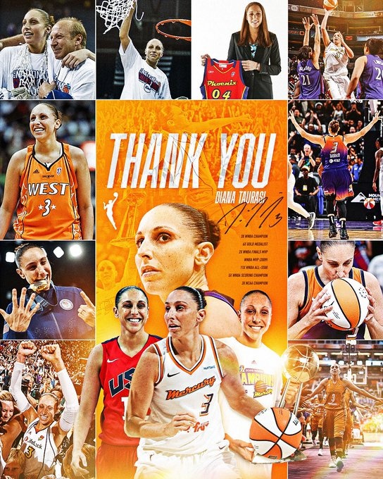  傳奇落幕！WNBA巨星陶樂西宣布退役 結束20年職業(yè)生涯