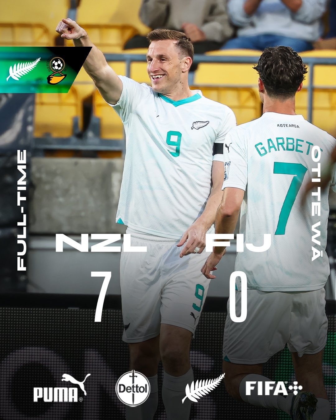  距世界杯一步之遙！新西蘭7-0進(jìn)大洋洲決賽，其FIFA排名高國(guó)足1位