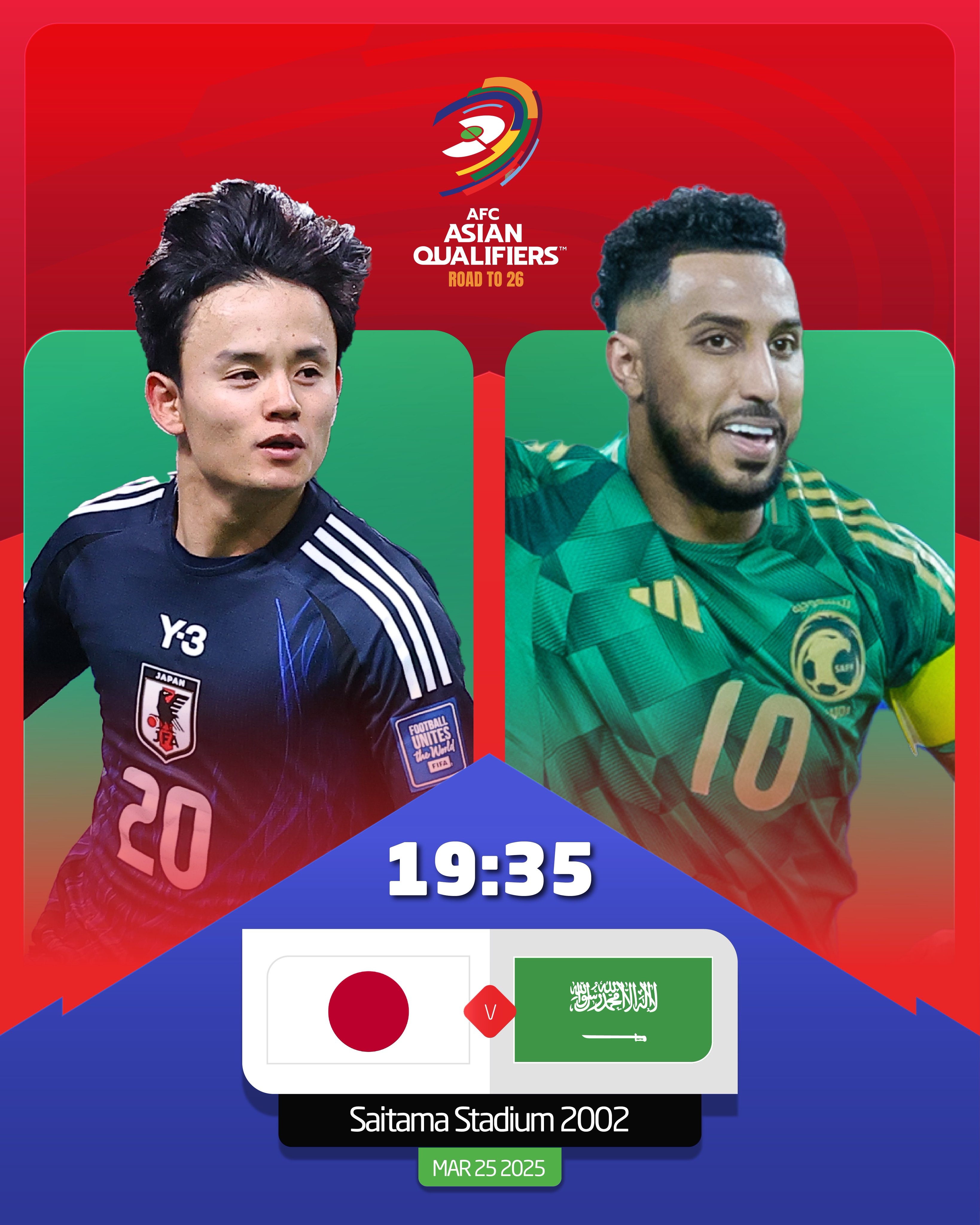  日本vs沙特首發(fā)：久保建英、前田大然、遠(yuǎn)藤航出戰(zhàn)，多薩里先發(fā)