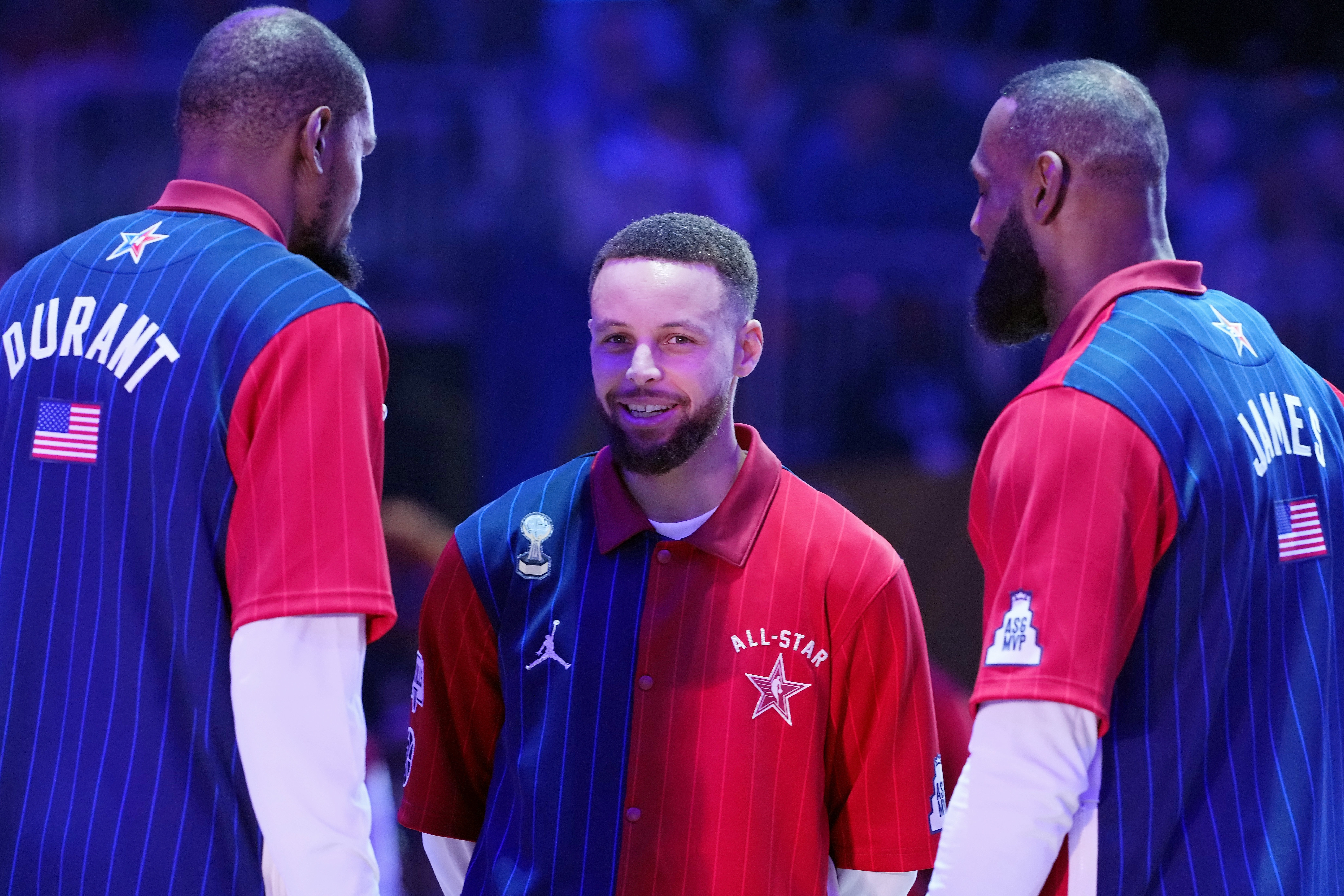  美國隊(duì)！NBA全明星正賽選人：詹杜庫眉+哈登+綠軍雙探花同隊(duì)